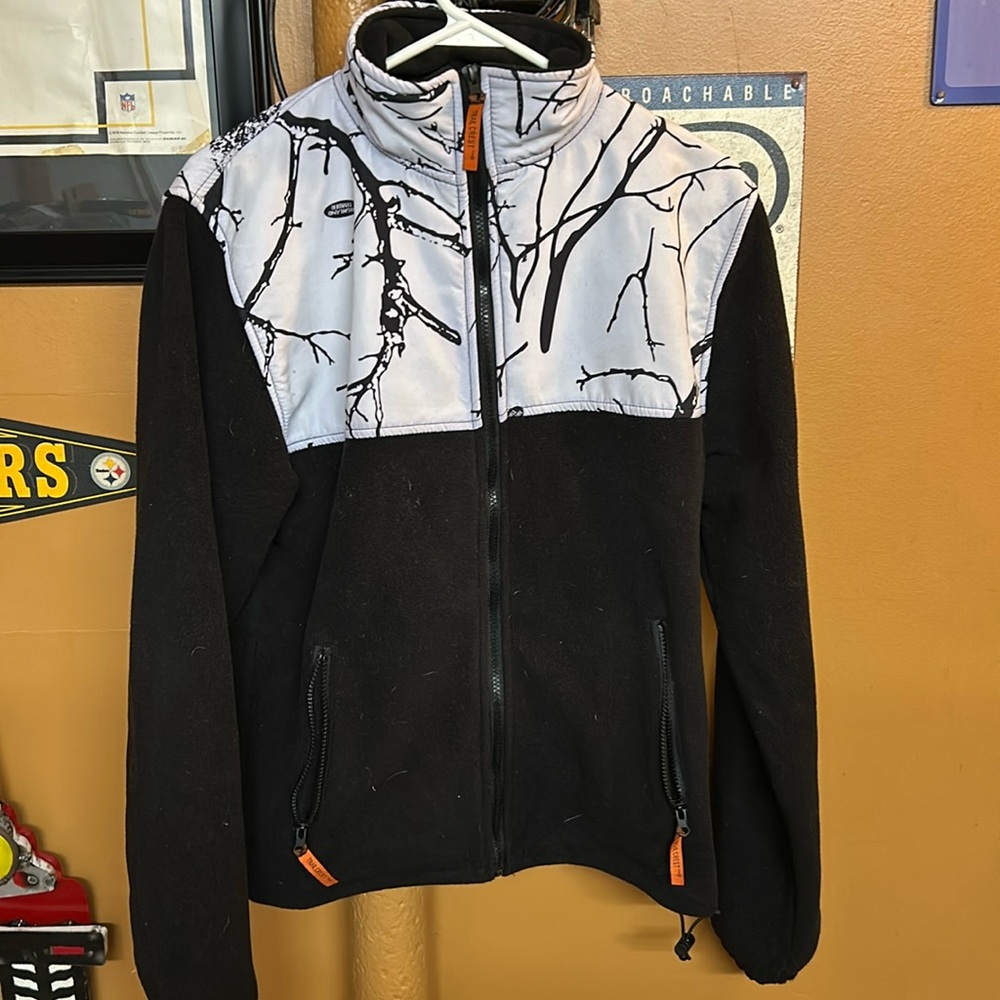 Zip up polyester jacket